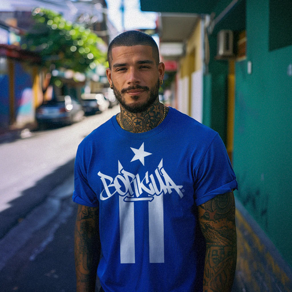 "Boricua" Graffiti Handstyle - Unisex T-Shirt - Image 2