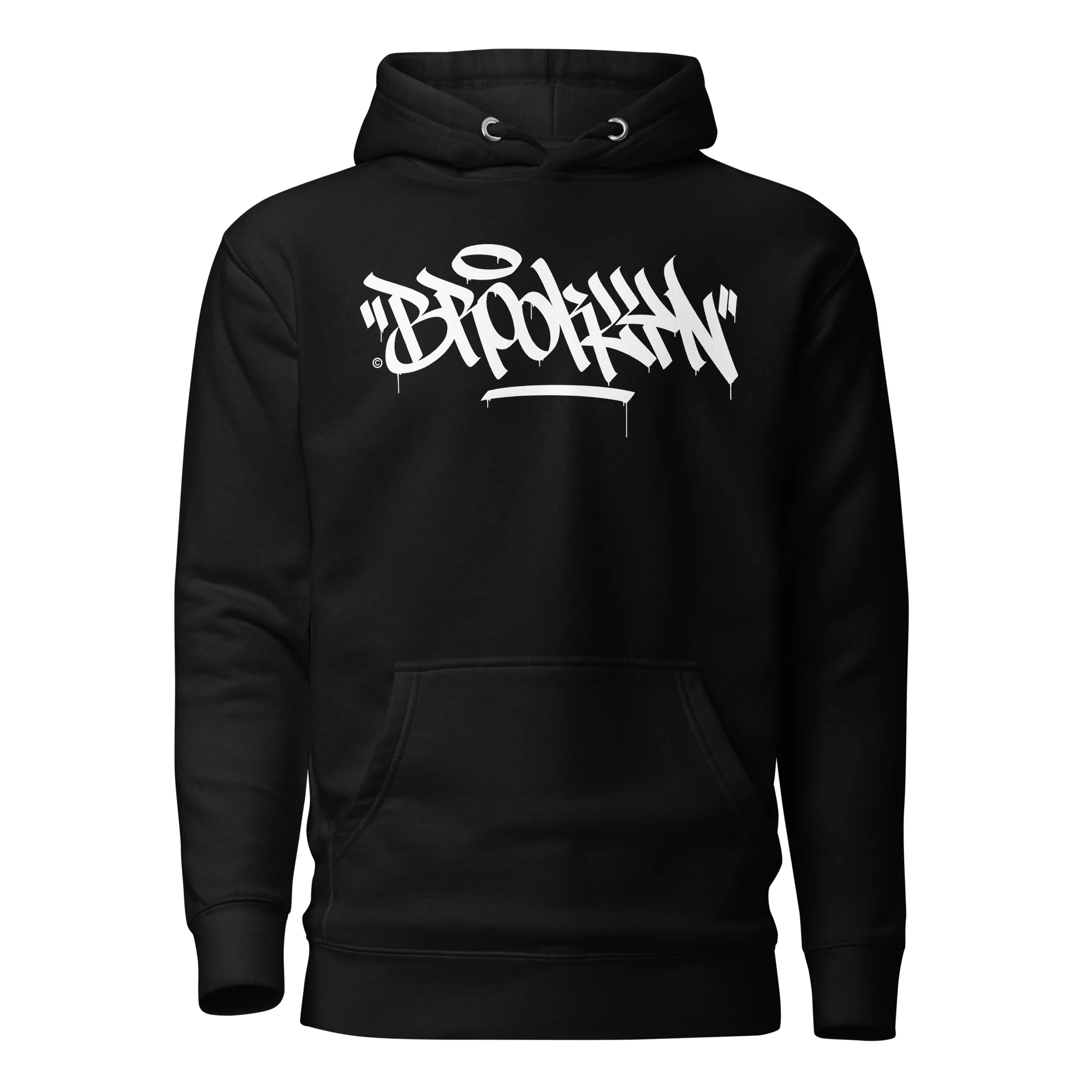 "Brooklyn" Graffiti Handstyle - Premium Unisex Hoodie