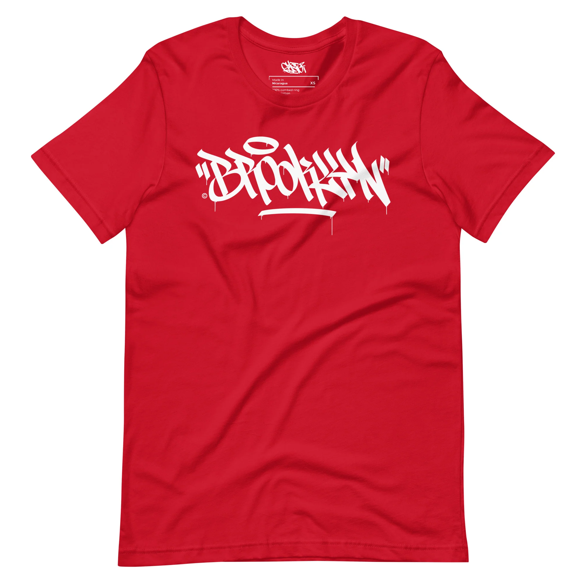 "Brooklyn" Graffiti Handstyle - Short-Sleeve Unisex T-Shirt - Image 3
