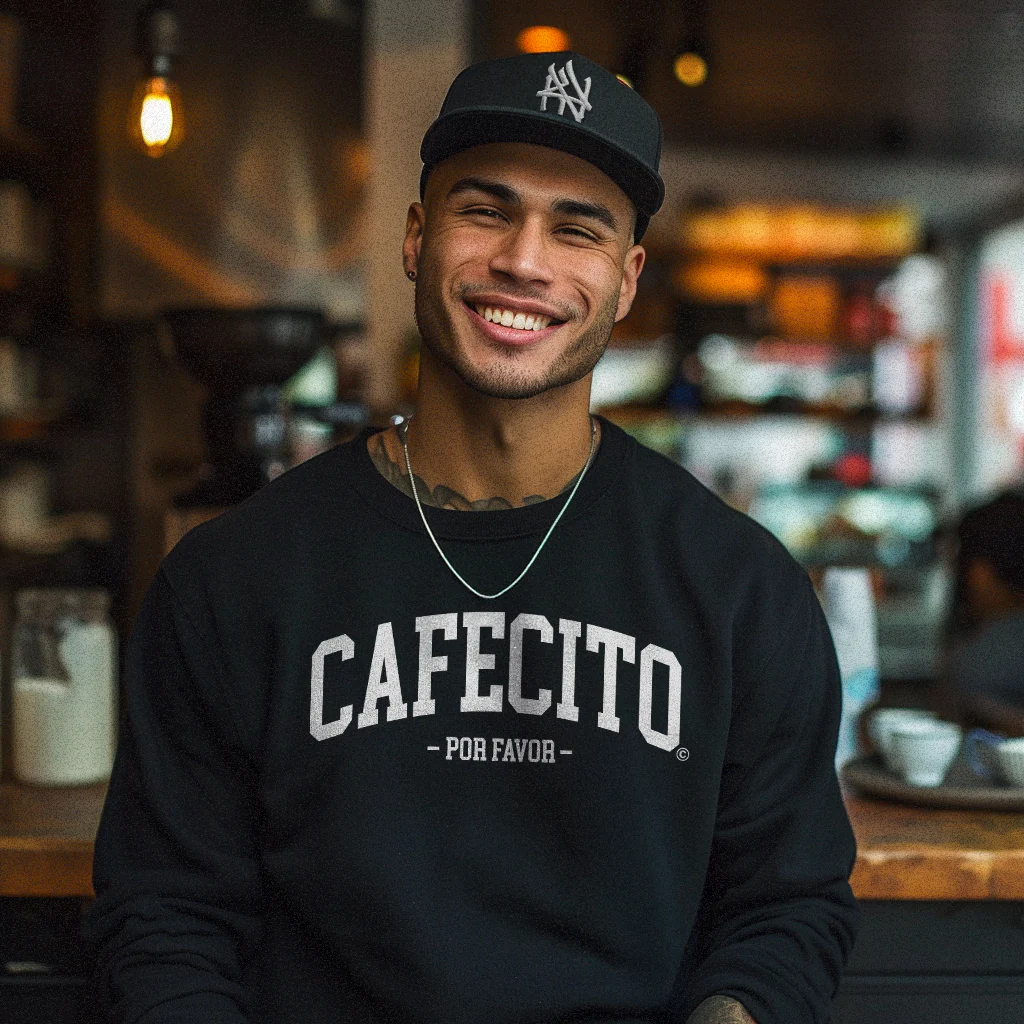 Cafecito, Por Favor - Unisex Premium Sweatshirt - Image 2