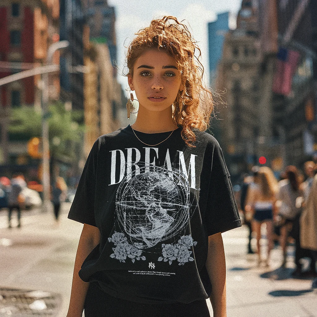 DREAM Queens Unisphere - Heavyweight T-Shirt - Image 7