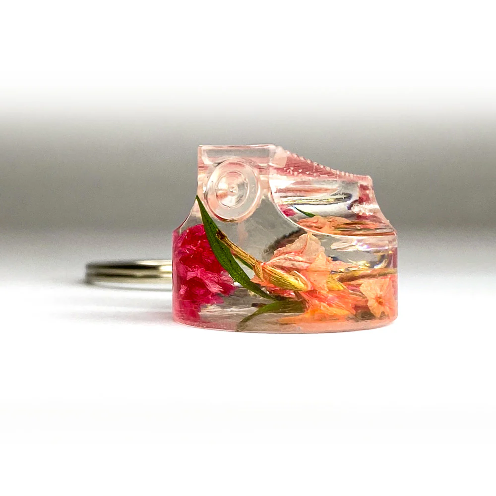 Floral Graffiti Cap  - Keychain - Image 6