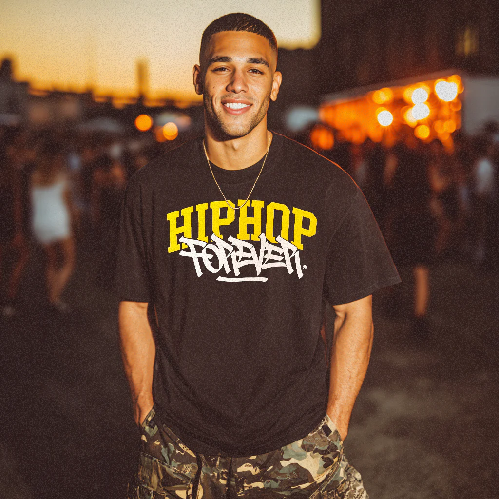 HipHop Forever - Heavyweight T-Shirt - Image 6