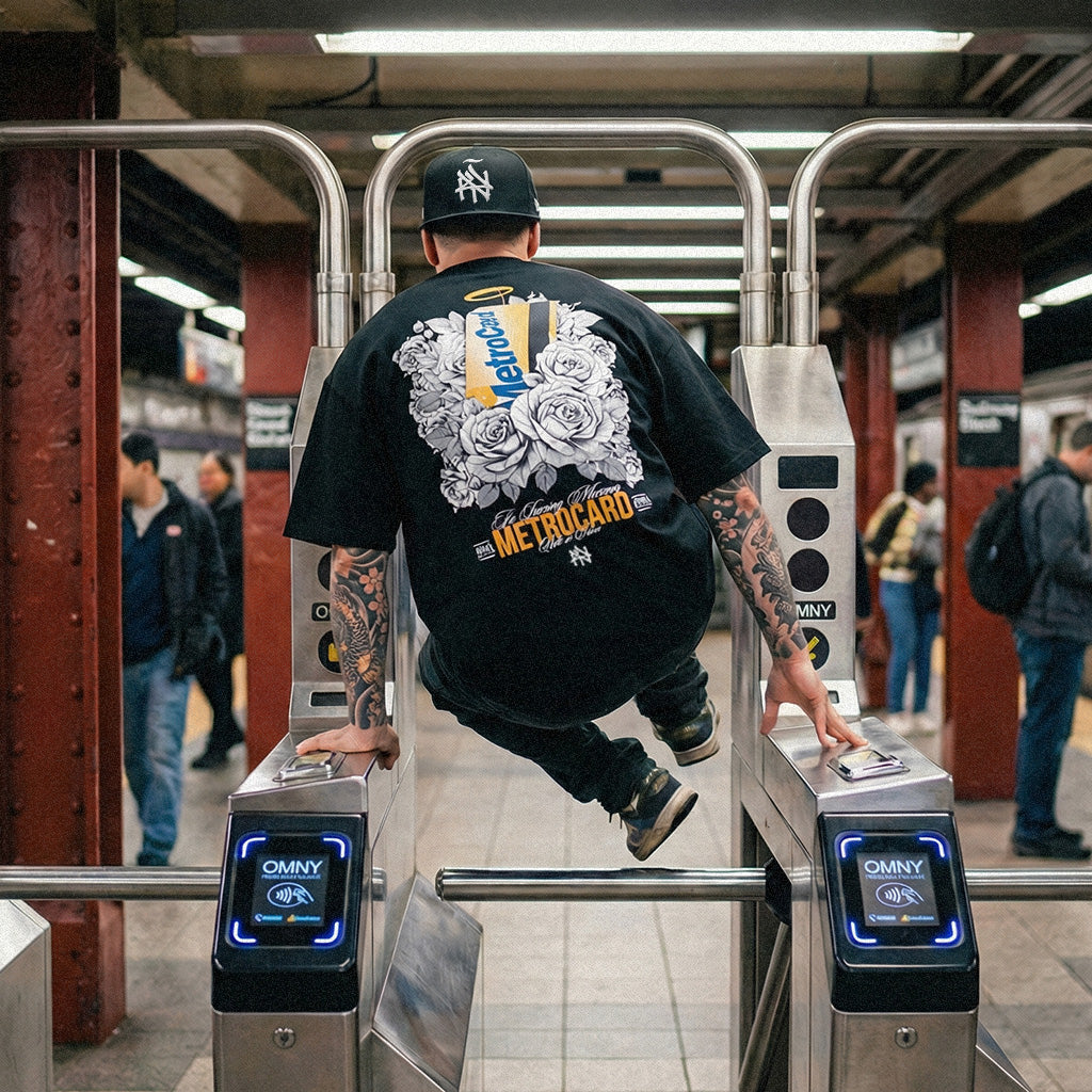MTA Metrocard RIP - Heavyweight T-Shirt - Image 2