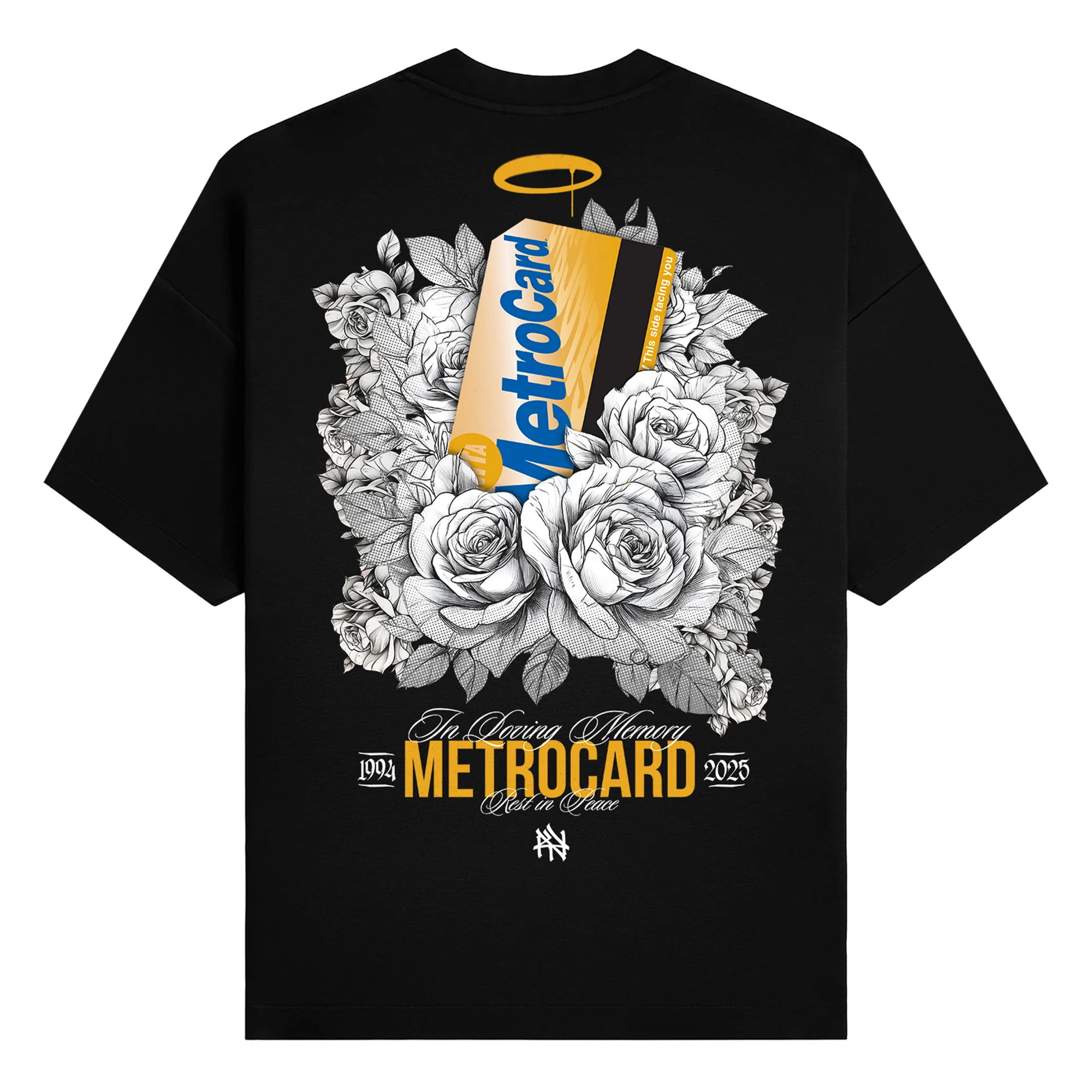 MTA Metrocard RIP - Heavyweight T-Shirt - Image 3