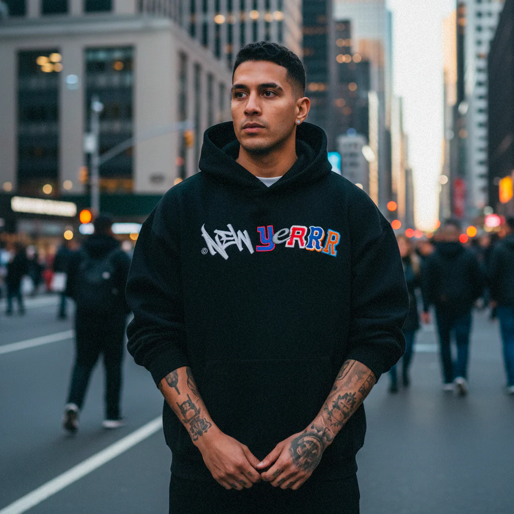 "New Yerrr" Sports Team - Heavyweight Hoodie - Image 11