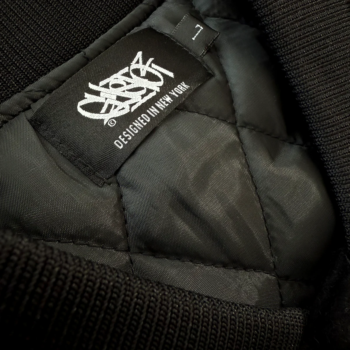 New York Forever - Black Varsity Leather Jacket - Image 3