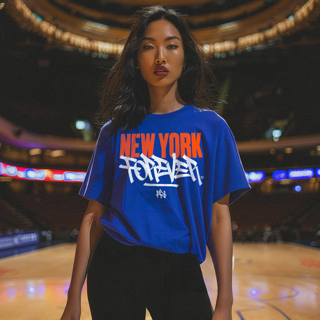 New York Forever, Knicks Edition - Heavyweight T-Shirt - Image 5