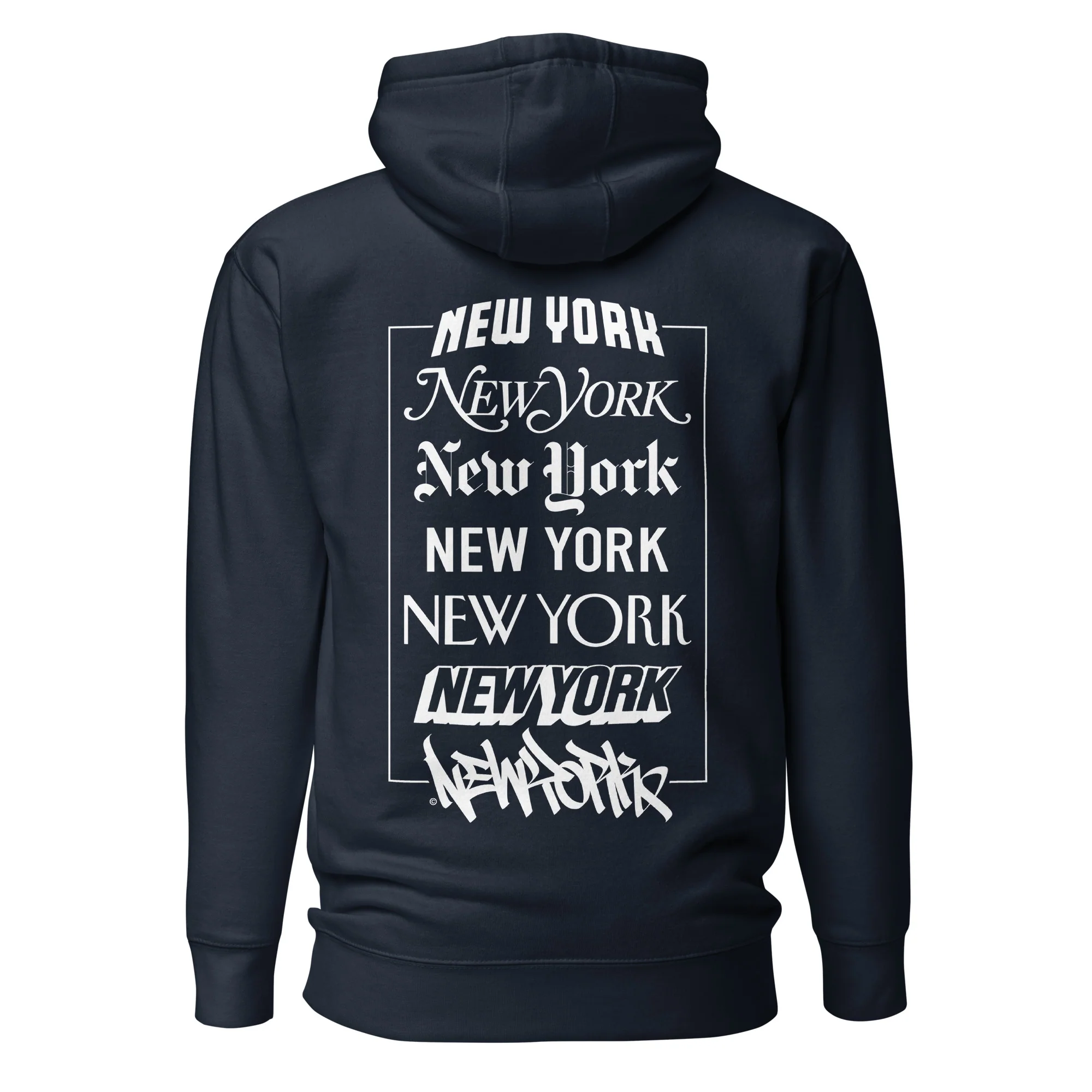 New York Logos - Premium Unisex Hoodie - Image 3