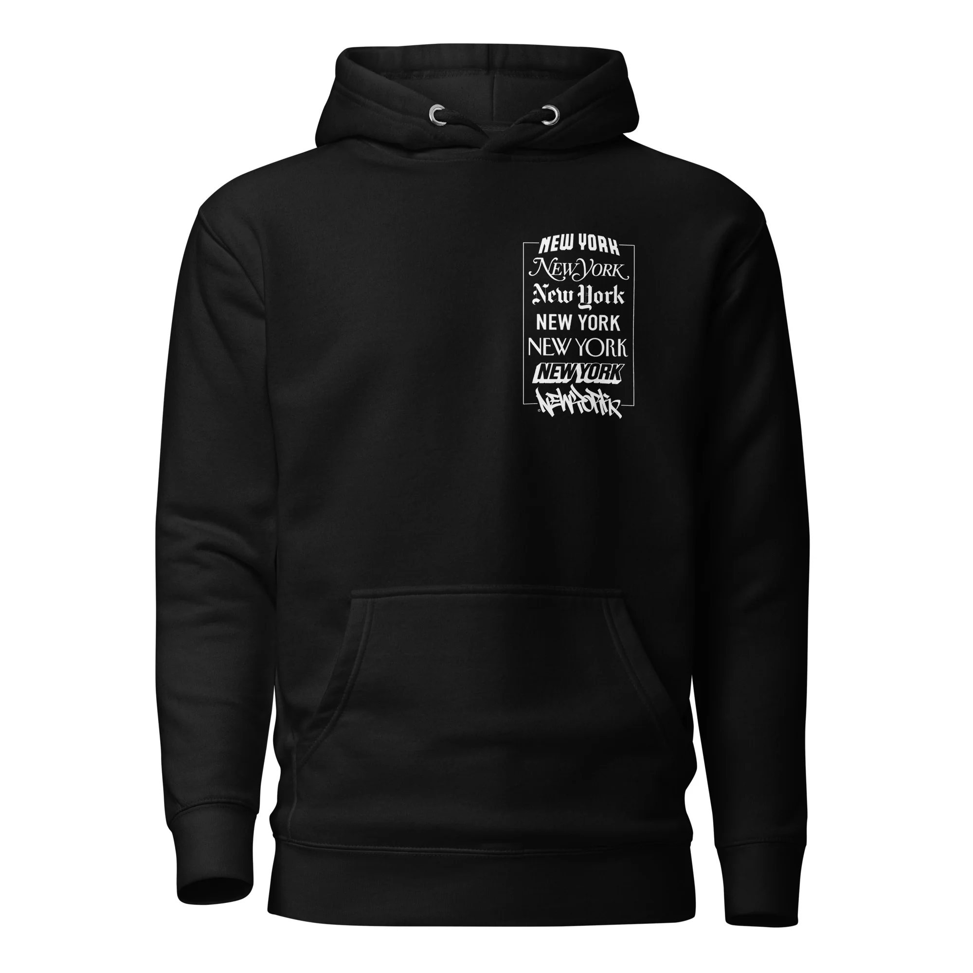 New York Logos - Premium Unisex Hoodie - Image 4