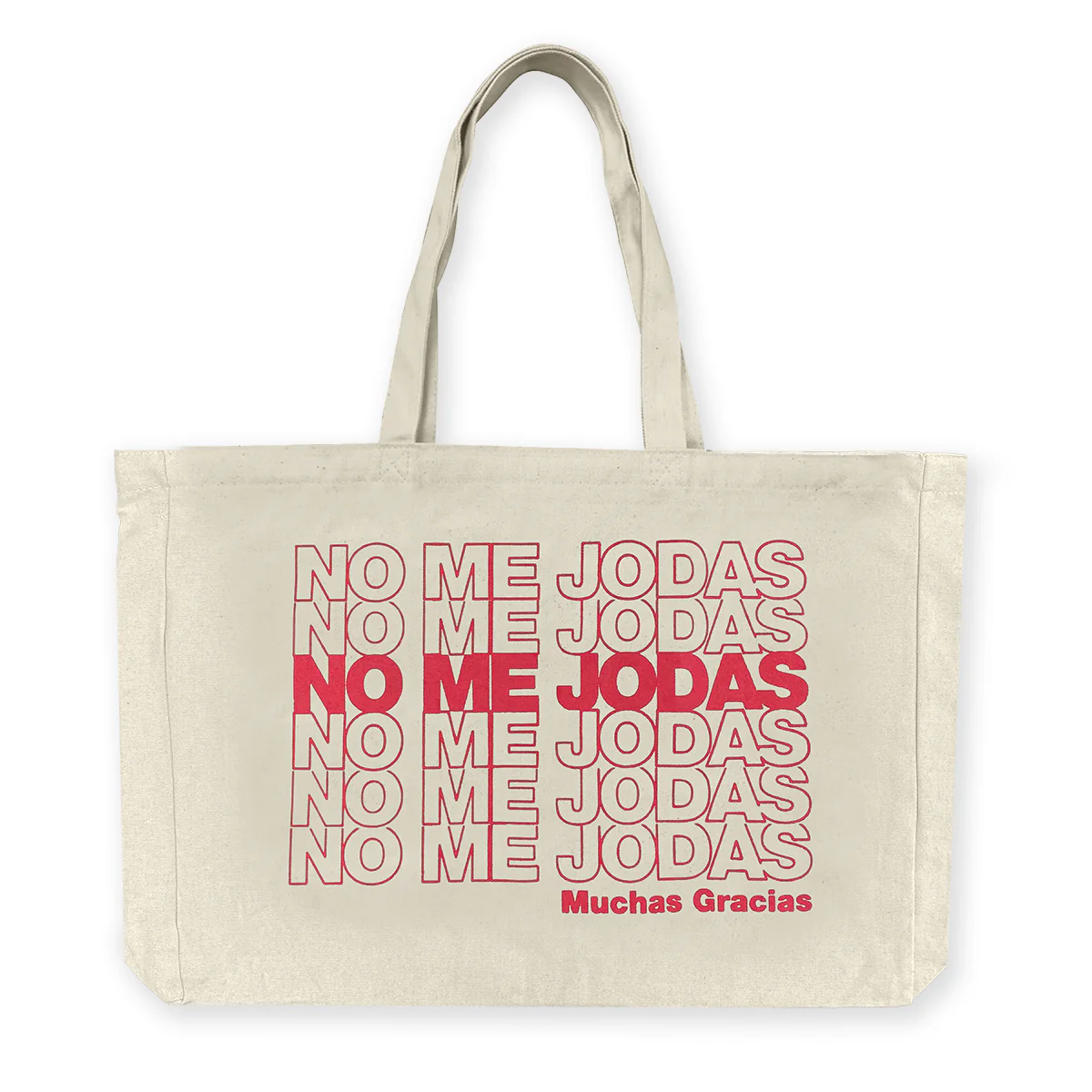 No Me Jodas - X-Large Tote Bag - Image 5