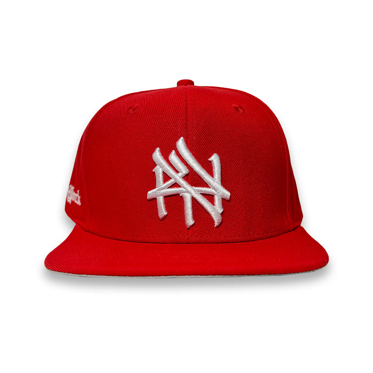 NY Hometown Logo - Big Apple Red Snapback Hat - Image 3