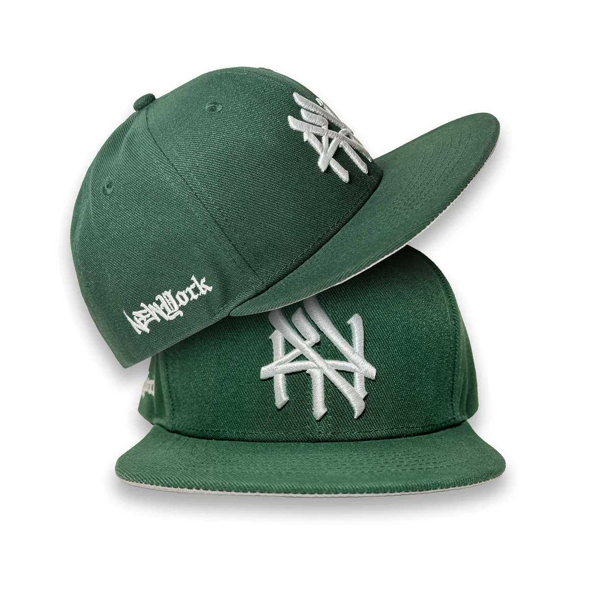 NY Hometown Logo - Central Park Green Snapback Hat