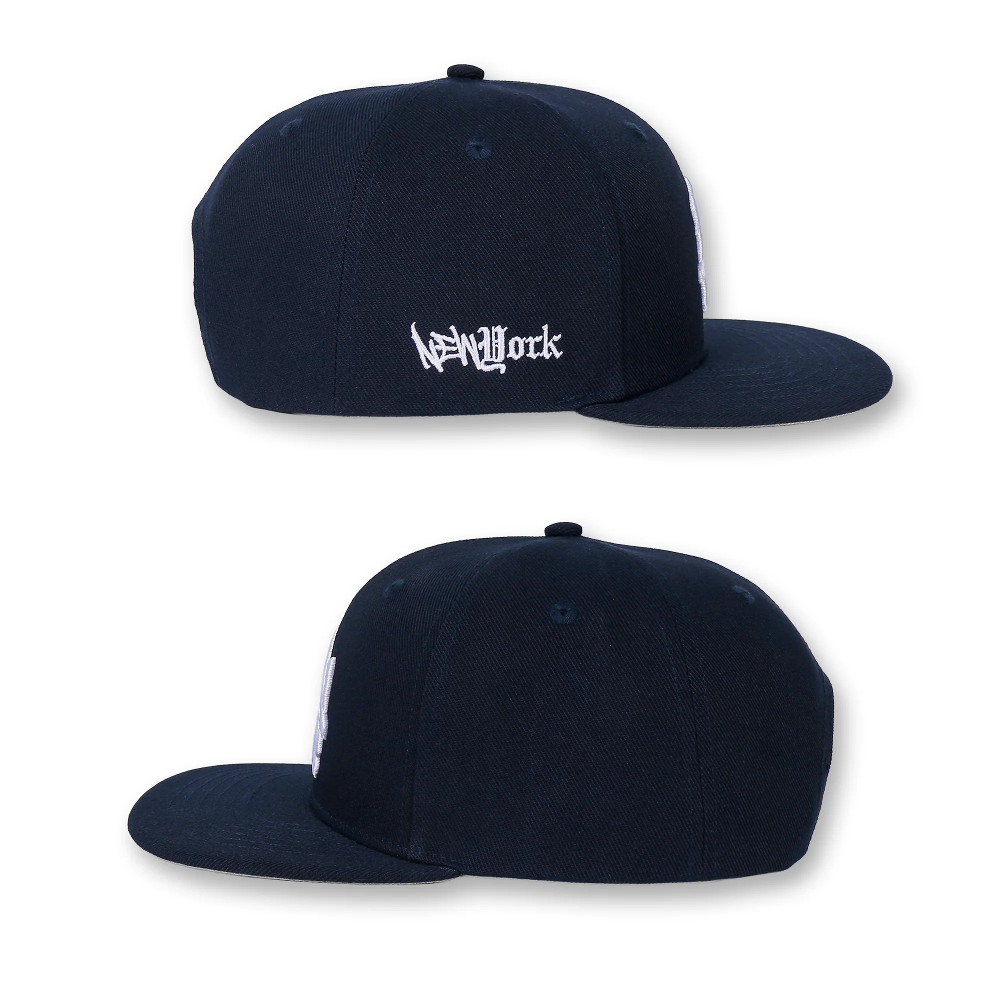 NY Hometown Logo - Concourse Navy Blue Snapback Hat - Image 4