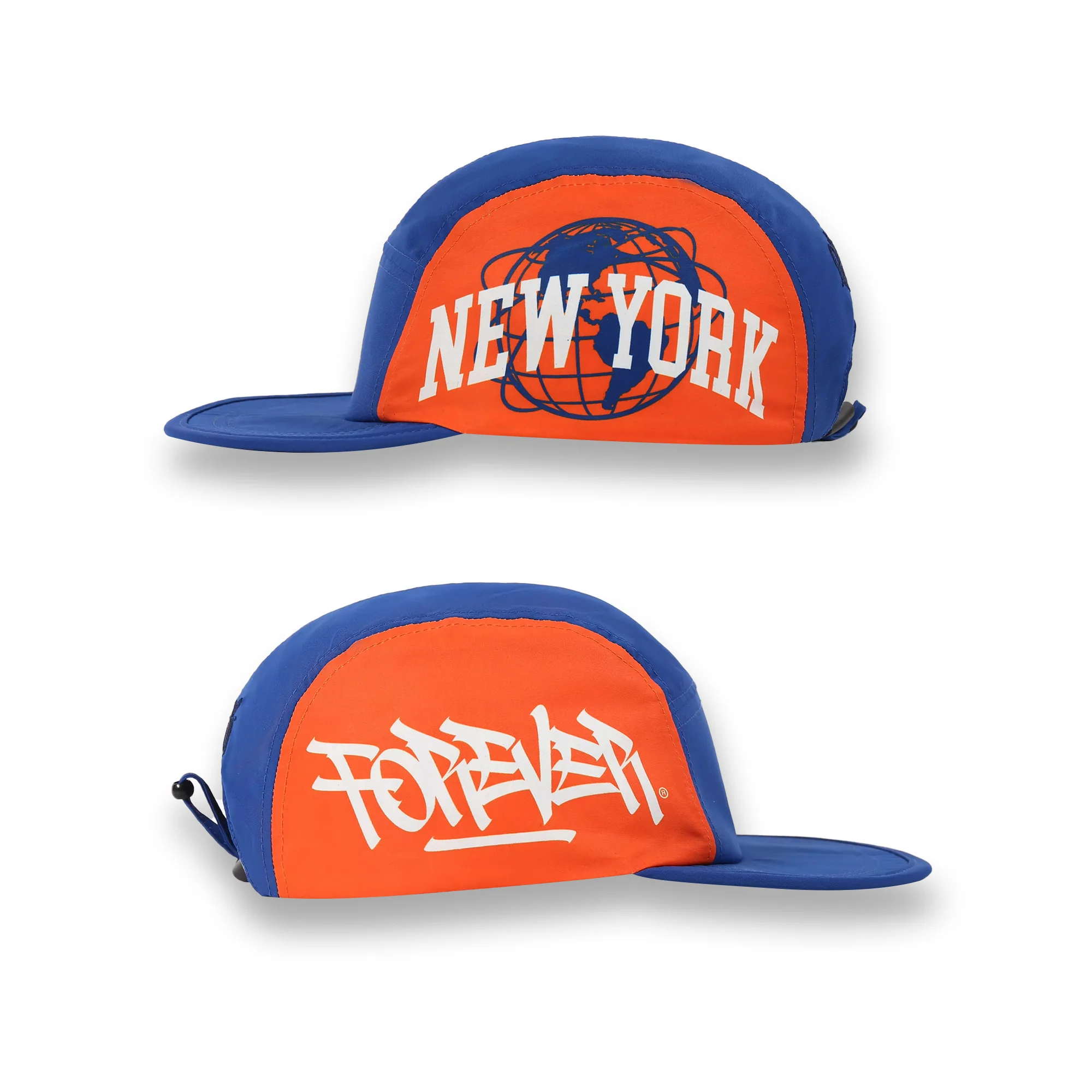 NY Hometown Logo, Knicks Edition - Reversible 5-Panel Hat - Image 6