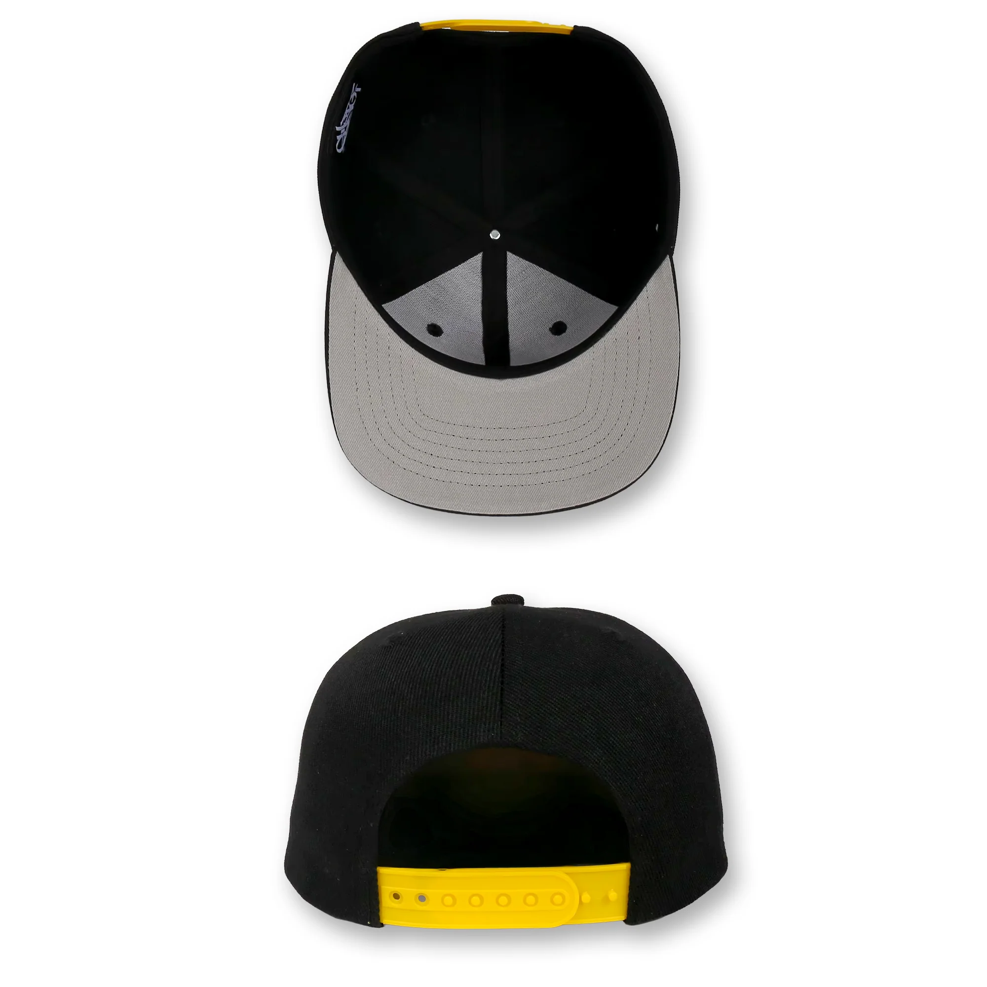 NY Hometown Logo - Shaolin Yellow Snapback Hat - Image 5