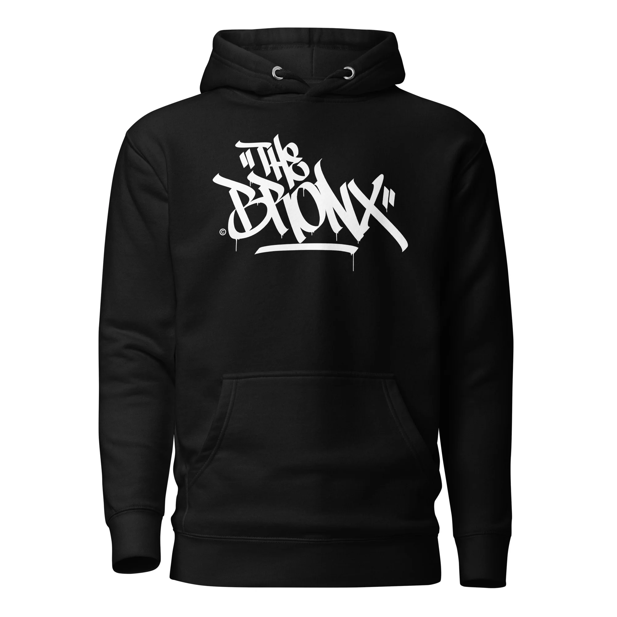 "The Bronx" Graffiti Handstyle - Premium Unisex Hoodie - Image 3